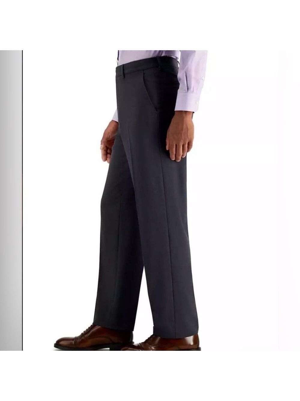 Nautica Men's Grey Charcoal Modern Fit Stretch Suit Dress Pants 34Wx30L